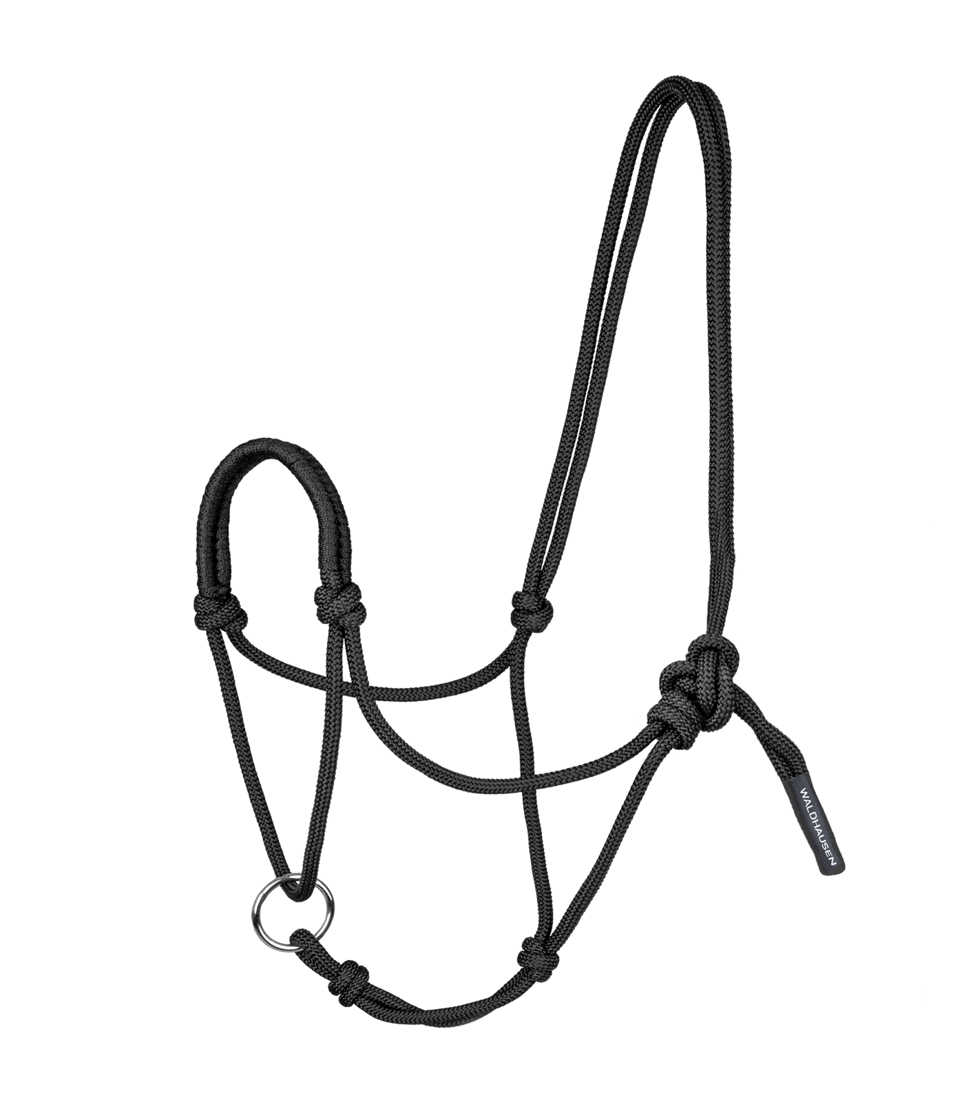 Repgrimma med Justerbar Ring - Svart (Pony)