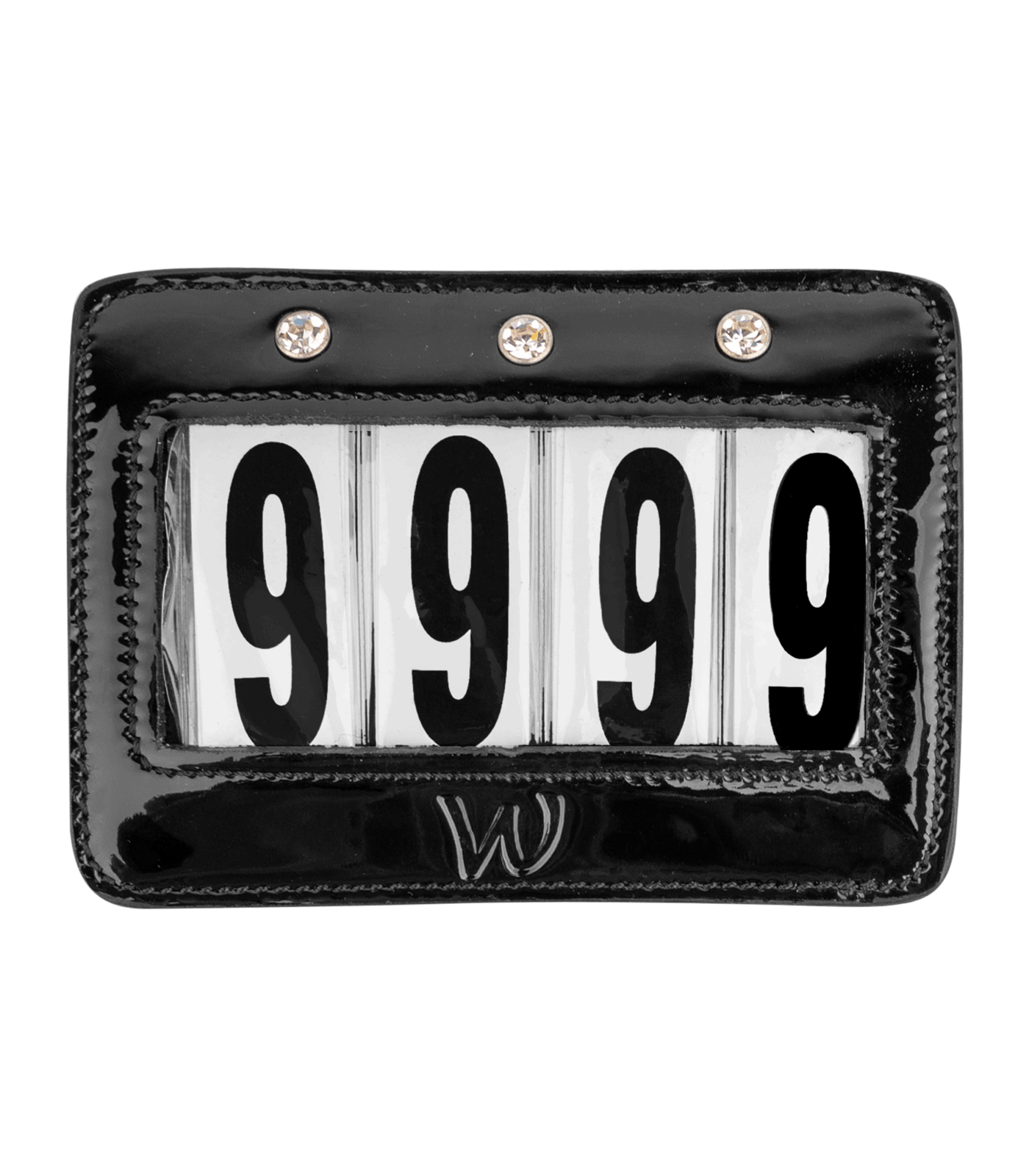 Nummerlapp för Schabrak Läder - Svart