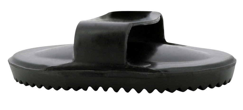 HIPPOTONIC Oval Ryktskrapa i Gummi Svart