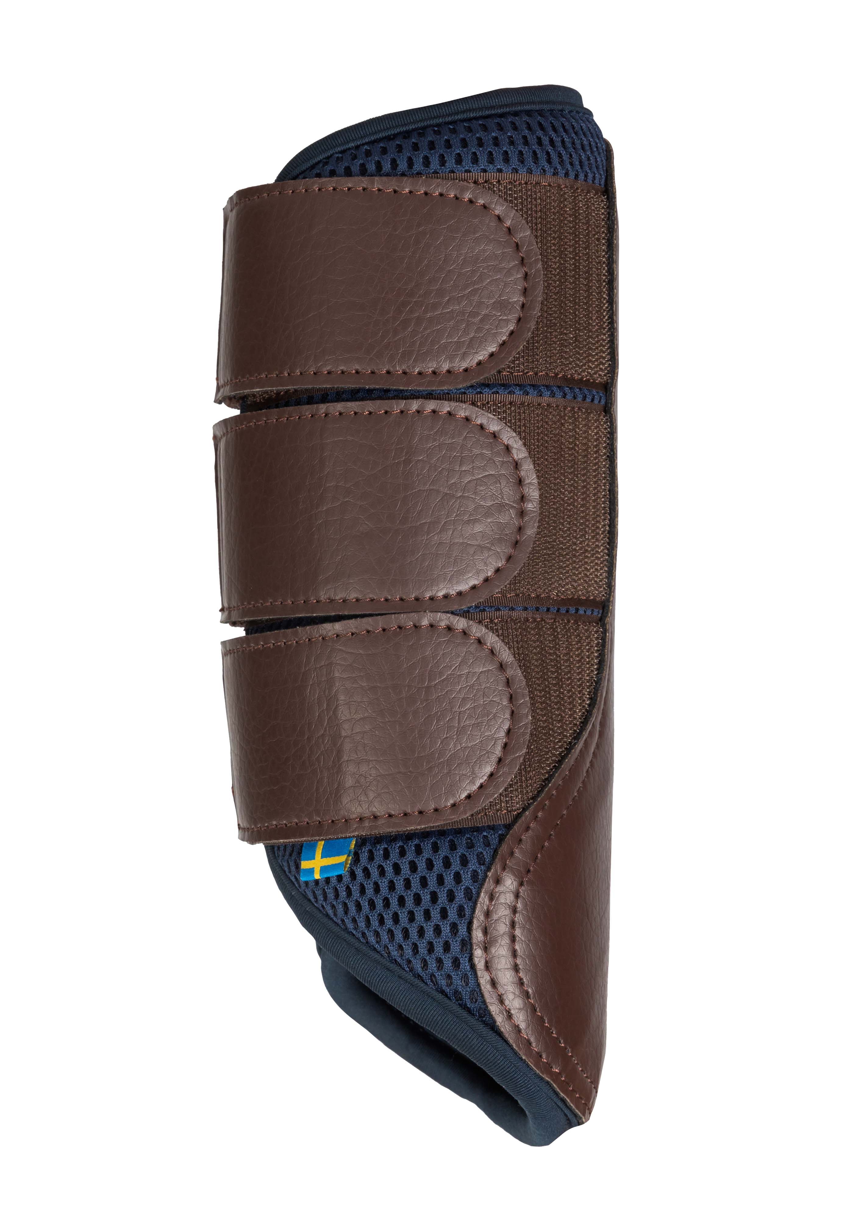Back on Track AirFlow Brush Boots - Blue/Brown - 2
