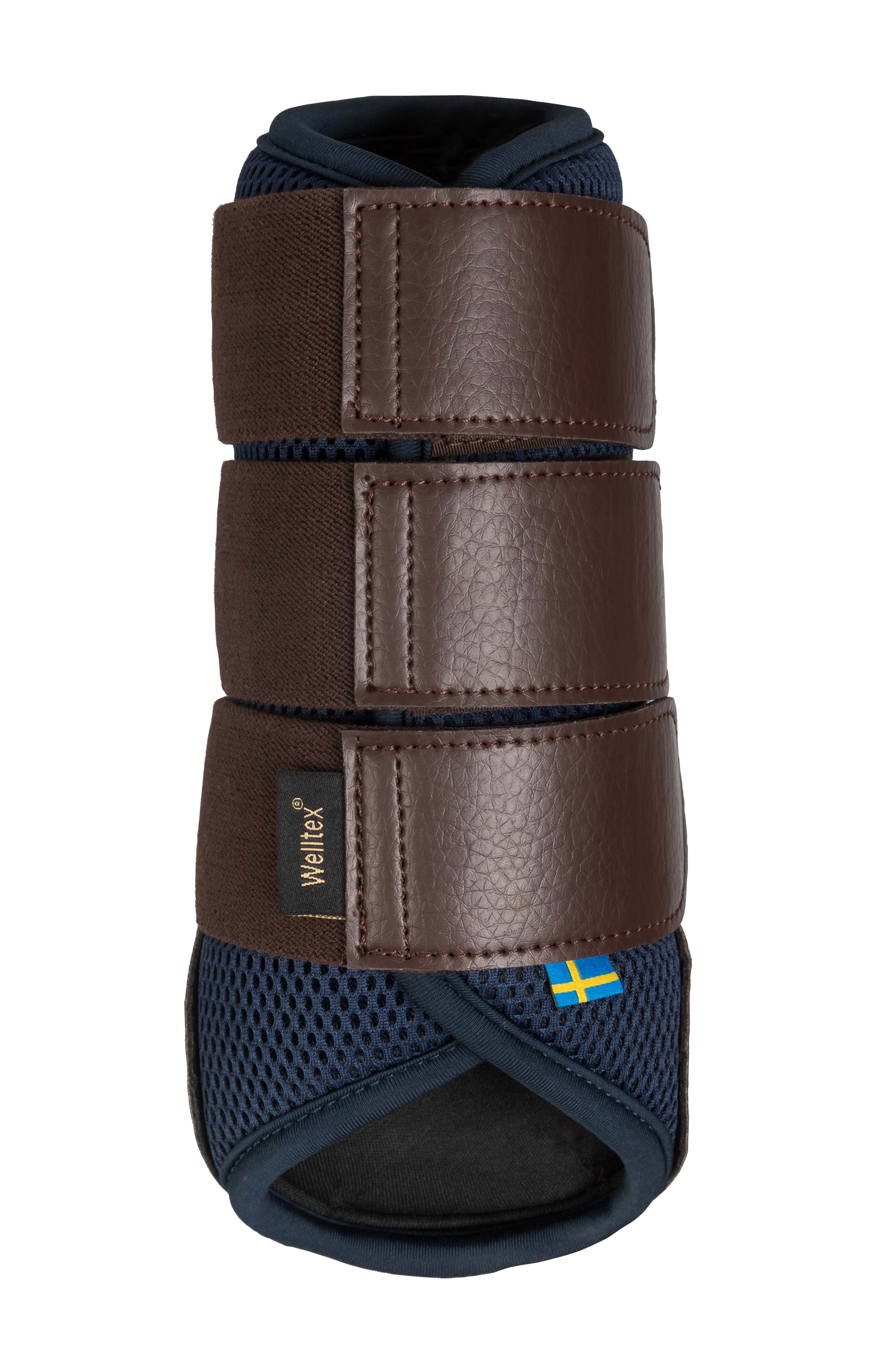 Back on Track Airflow Brush boots - Blå/Brun (L)