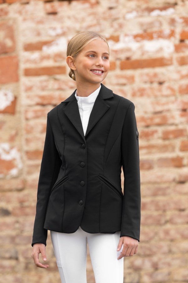 Covalliero Parigo Children's Competition Jacket - Black, 164/170 - 5