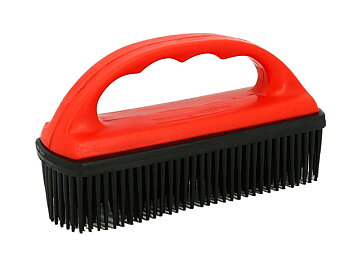 HIPPOTONIC Rubber Brush For Saddle Pad Red/Black