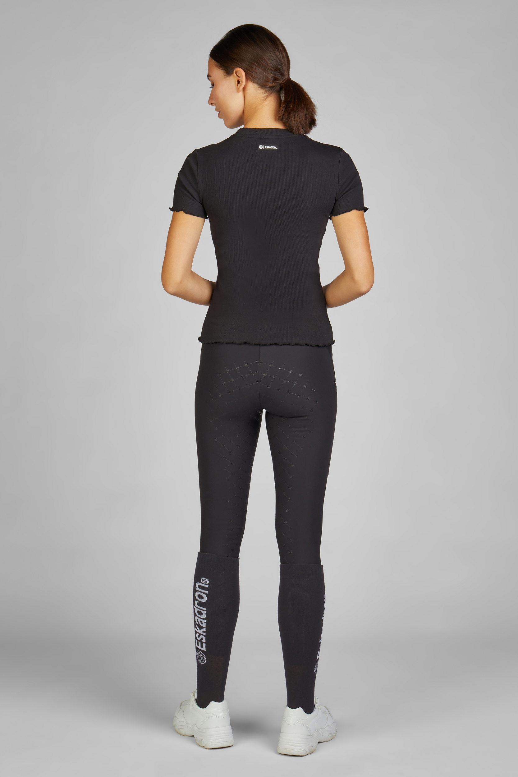 Eskadron Dynamic 24 S/S Rib T-Shirt - Svart , XS - endast detta ex - 4