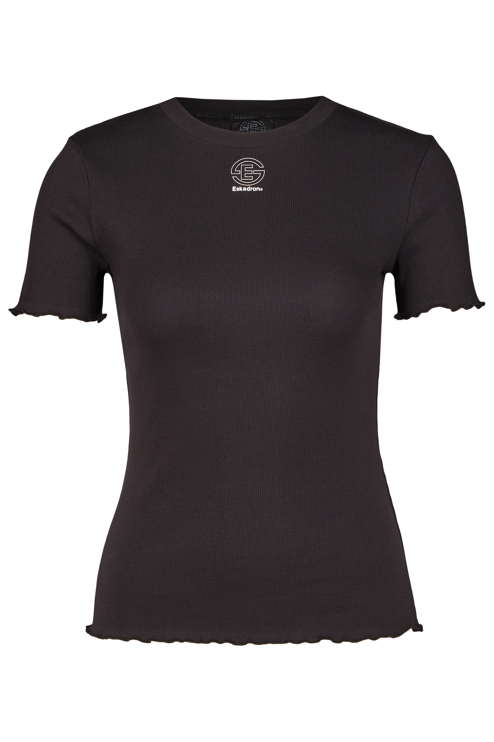 Eskadron Dynamic 24 S/S Rib T-Shirt - Svart , XS - endast detta ex