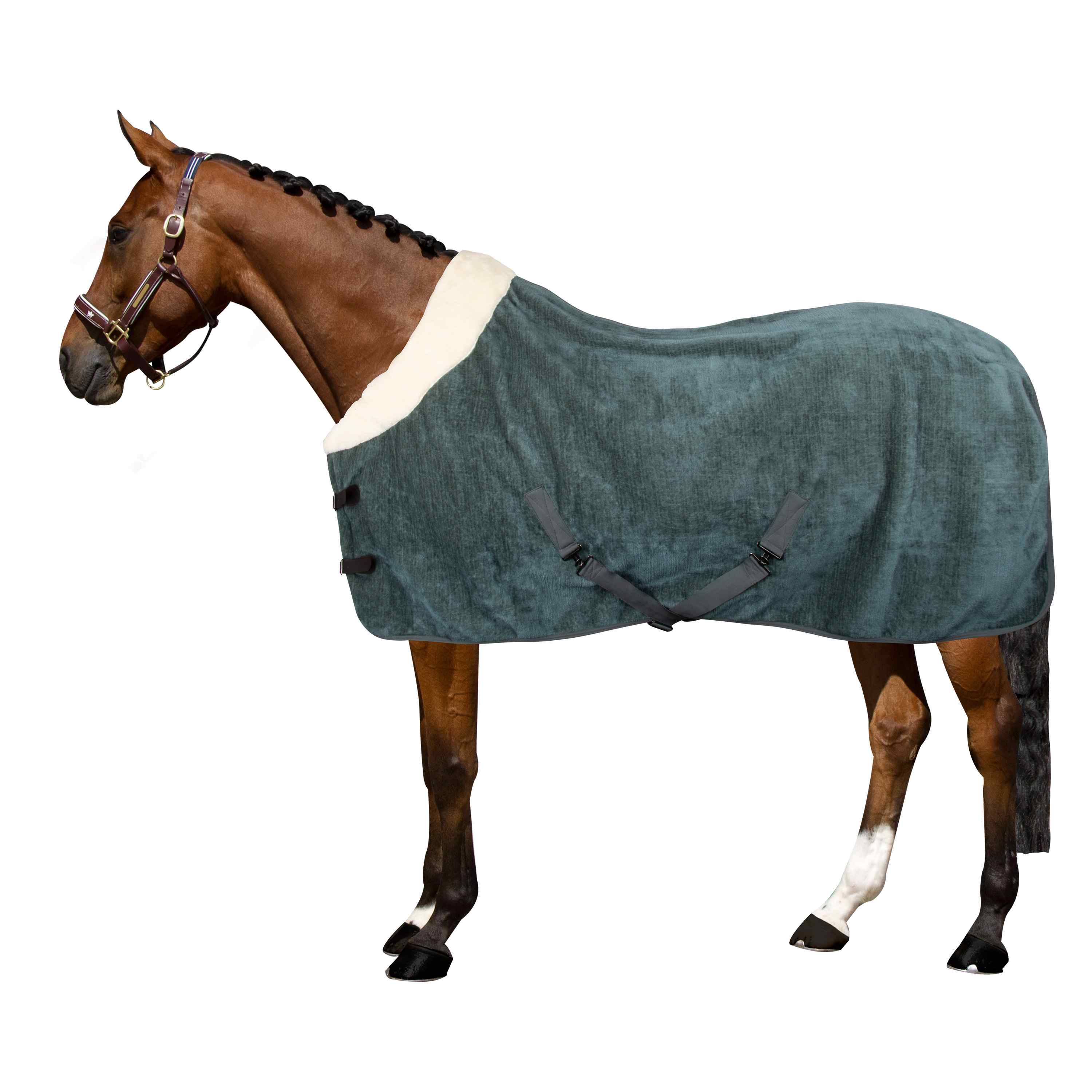Imperial Riding Fleece blanket Ambient Galaxy Sage green - 6