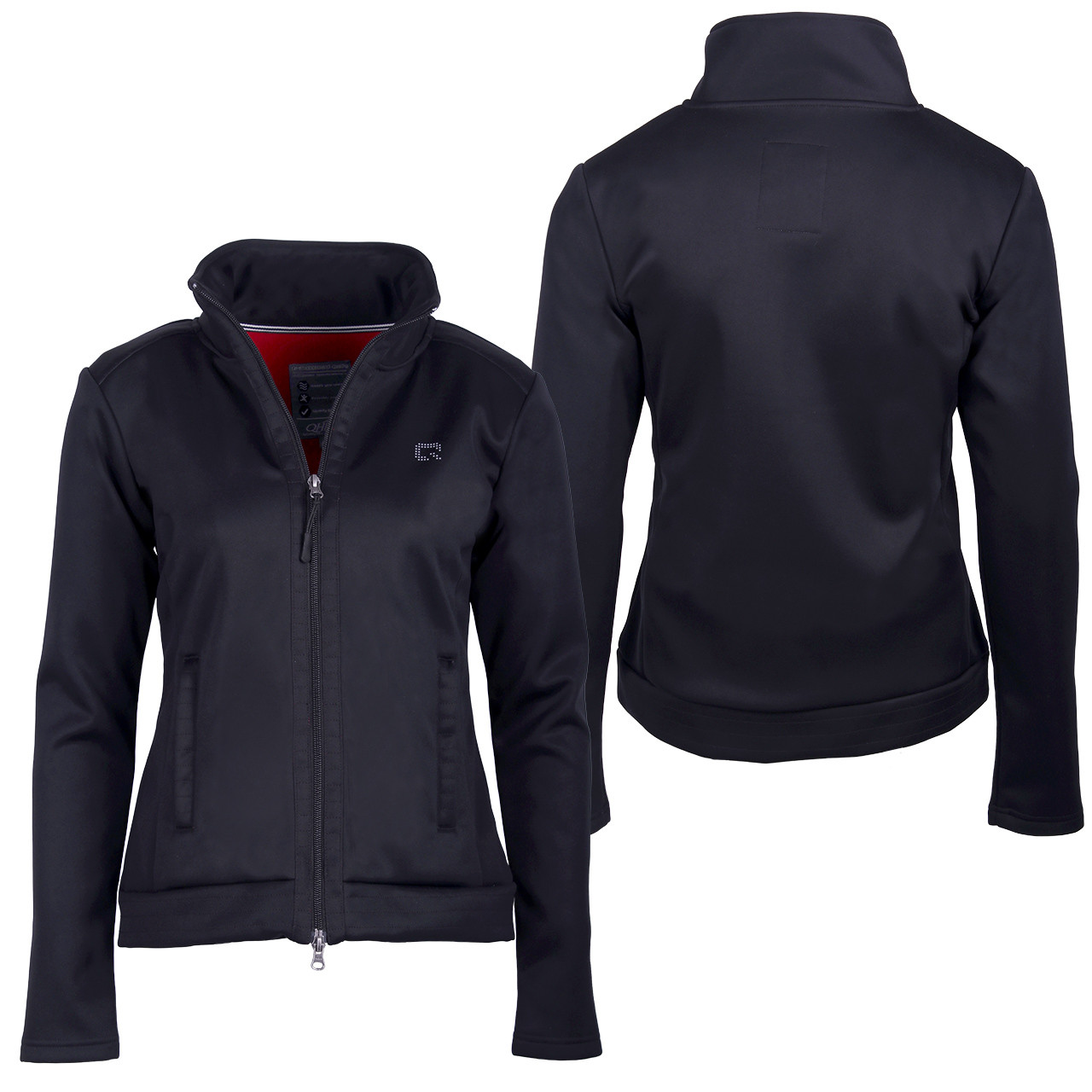 QHP - Sweat jacket Leslie - Musta, 36 - vain tämä kappale