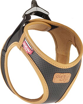 Curli Harness In Vegan Apple Leather - Black