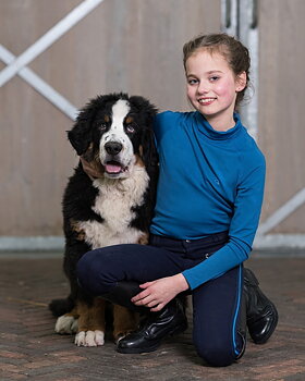 QHP Anniek Sportshirt Junior - Black, 128 - only this copy