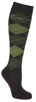 Covalliero Riding Socks Brescia - Brown / Khaki, 40-42