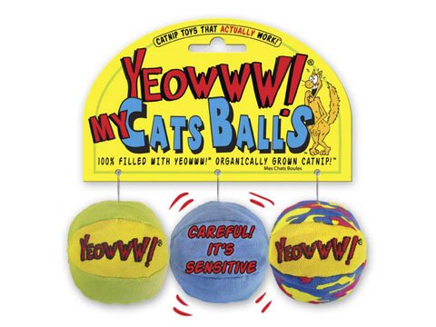YEOWWW 3 bollar m catnip
