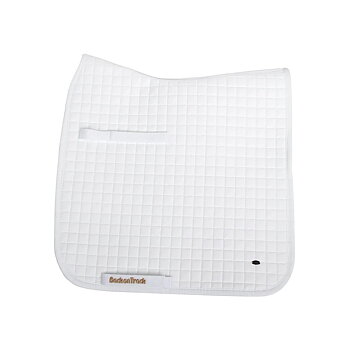 Back on Track Dressage saddle pad no 1 - white