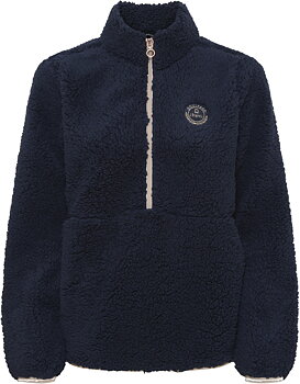 Equipage KIDS Joelle teddy HZ jacka Navy, L - endast detta ex