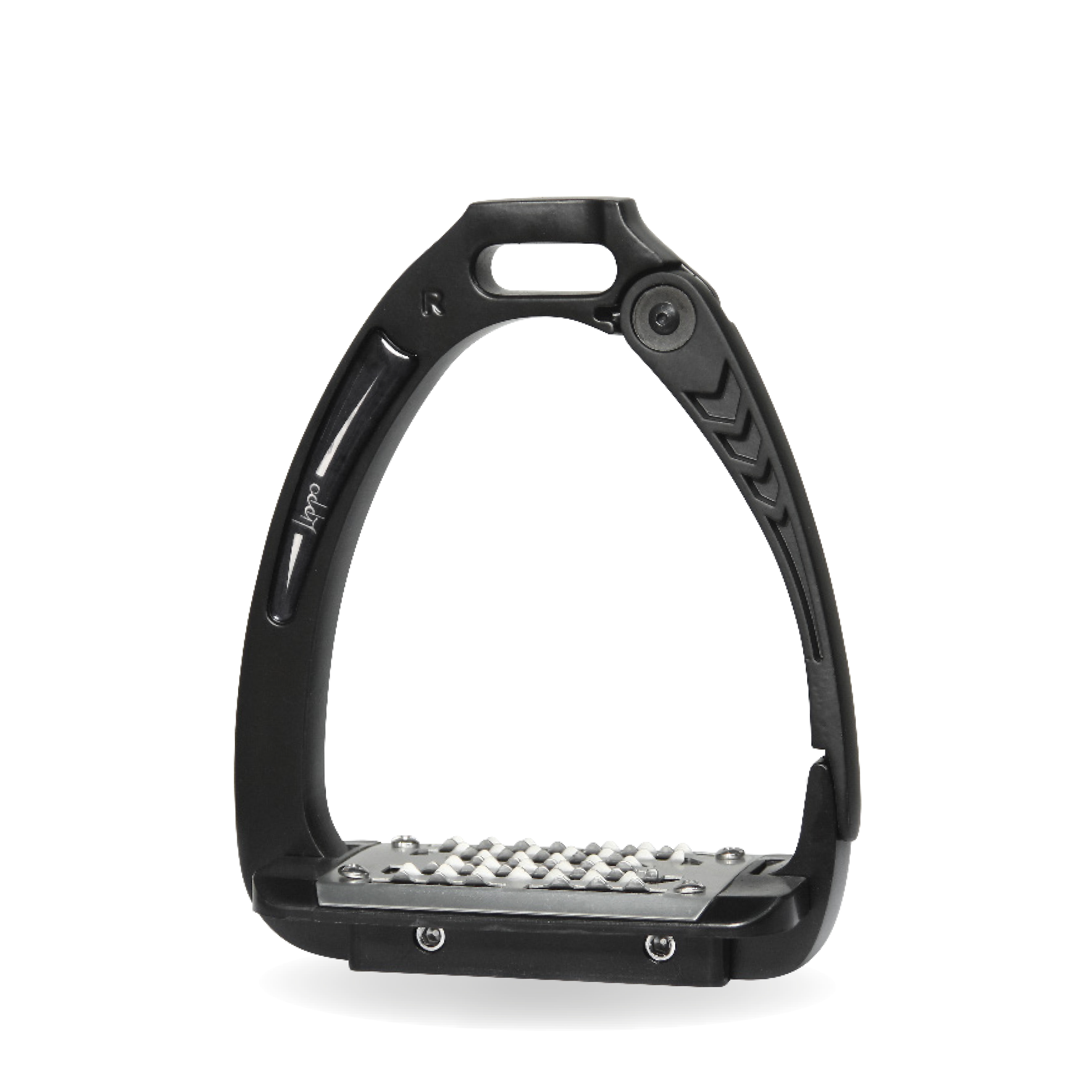 Lippo Säkerhetsstigbygel Vuxen - Svart Matt