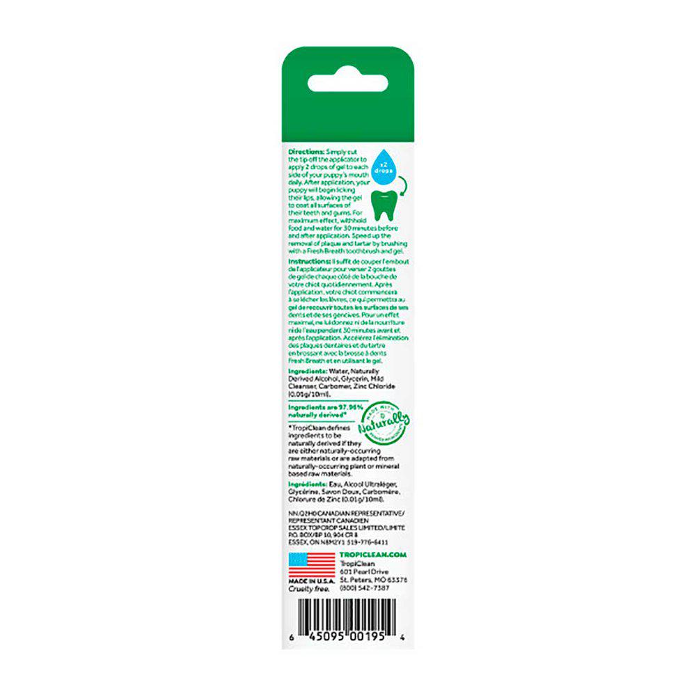 Tropiclean Clean Teeth Oral Care Gel For Puppies - 59 ml 