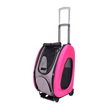 Ibiyaya Eva 4-in-1  Pet Carrier Stroller Kuljetuslaukku - Hot Pink - vain tämä kappale