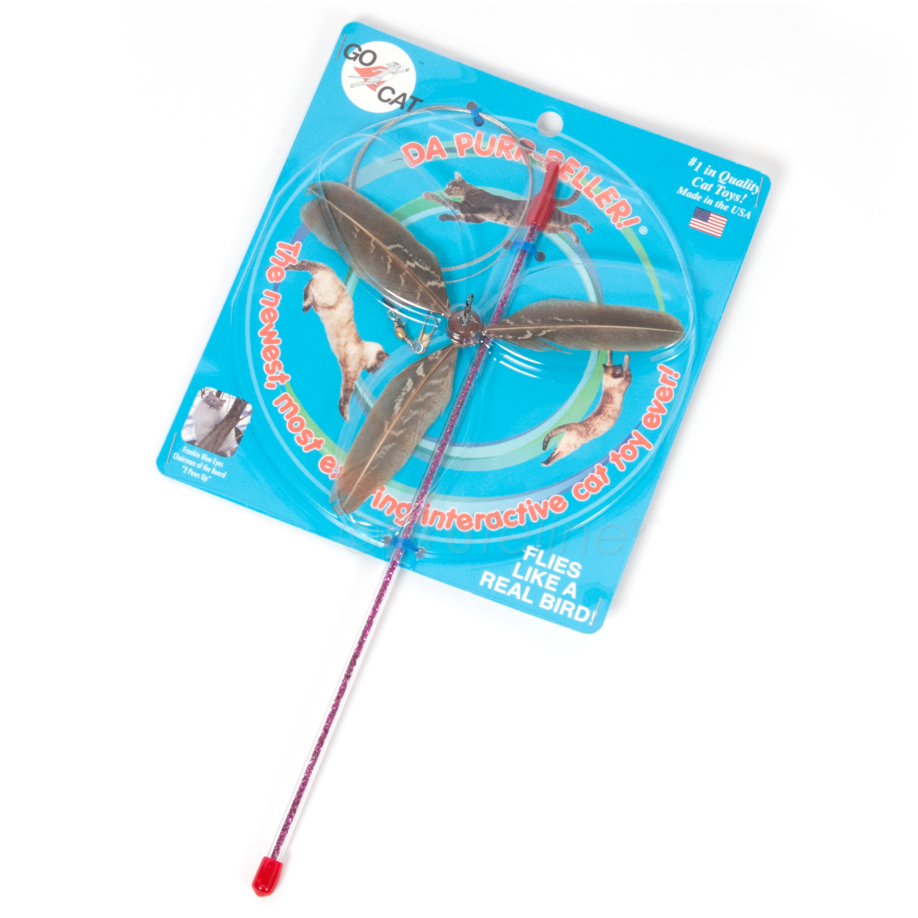 Go Cat Da Bird Purr Peller - Kattleksak