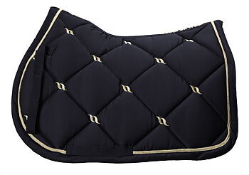 Back on Track Jumping saddle pad - Nights Collection - Blue