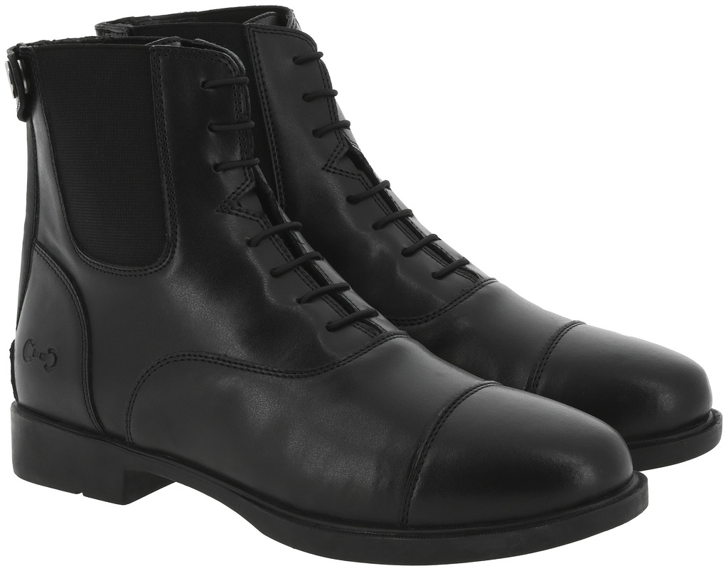 RIDING WORLD Lace-up Synthetic Boots Black