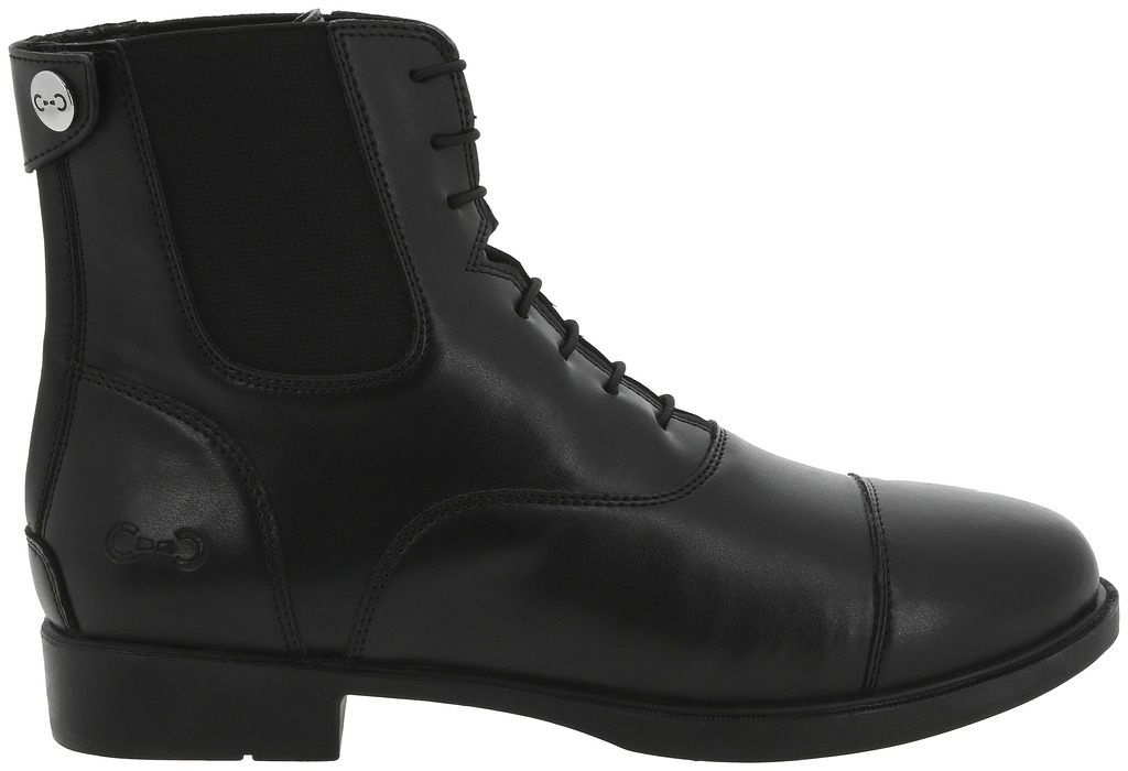 RIDING WORLD Lace-up Synthetic Boots Black - 2