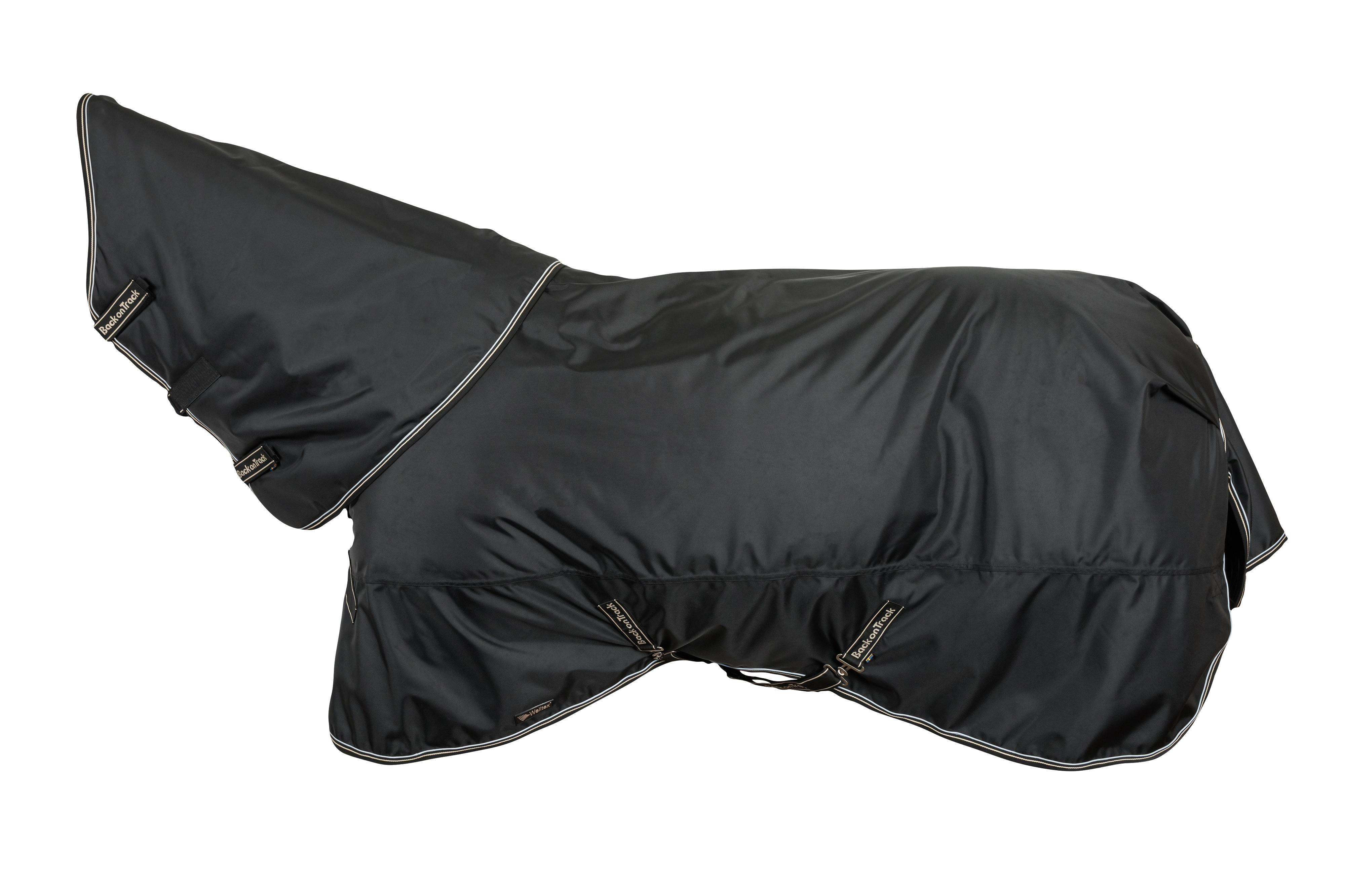 Back on Track Obsidian outdoor cover with neck 0g - black