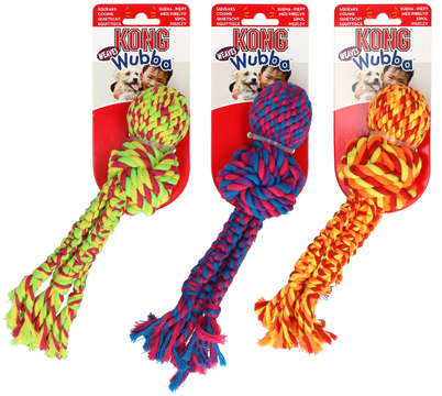 KONG Wubba Weaves ‑köysilelu, vinkuva, L - 2