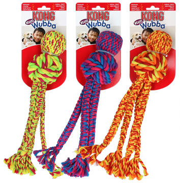 KONG Wubba Weaves ‑köysilelu, vinkuva, L - 3