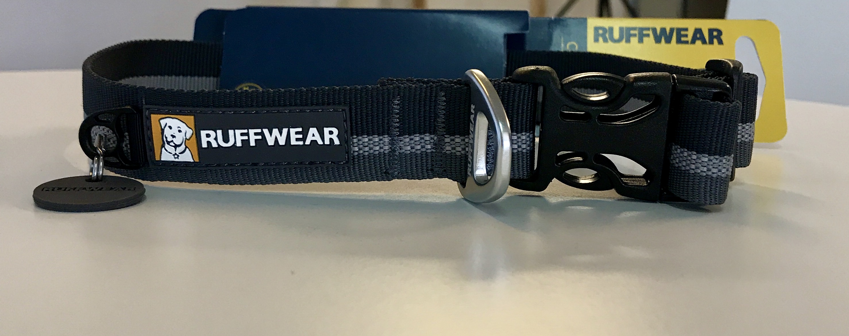 Ruffwear - Reflective Dog Collar - Crag™- Twilight Gray (M)