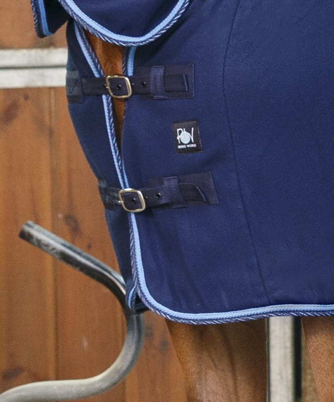 RIDING WORLD Combo Polar Fleeceloimi Navy/Sky Blue - 2