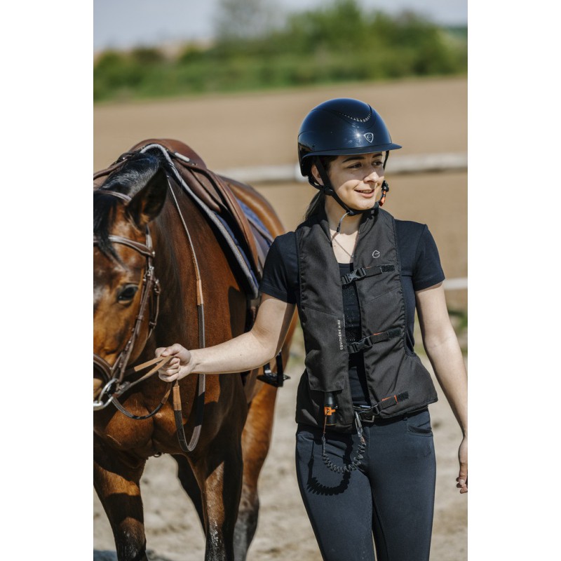 Equitheme AIR2 Airbag Body Protector - Black 