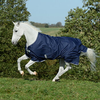 Bucas Freedom Turnout Rug 150 g - Navy Blue/Silver, 110