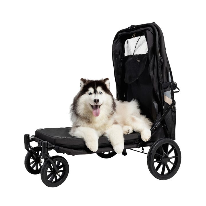 Ibiyaya Grand Cruiser Large Dog Stroller - Black  - only this copy - 7