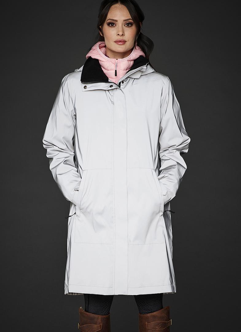 Mountain Horse Flash Parka - Reflexridkappa Junior - Svart, 150 - endast detta ex - 5