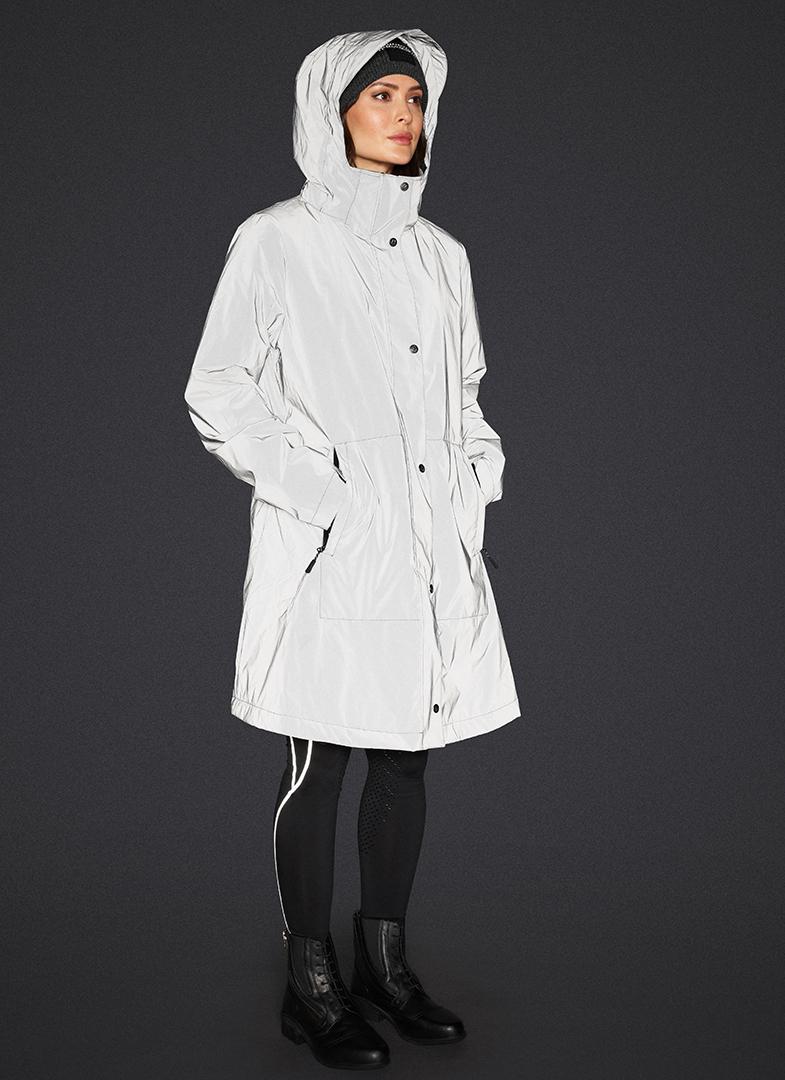 Mountain Horse Flash Parka - Reflexridkappa Junior - Svart, 150 - endast detta ex - 6