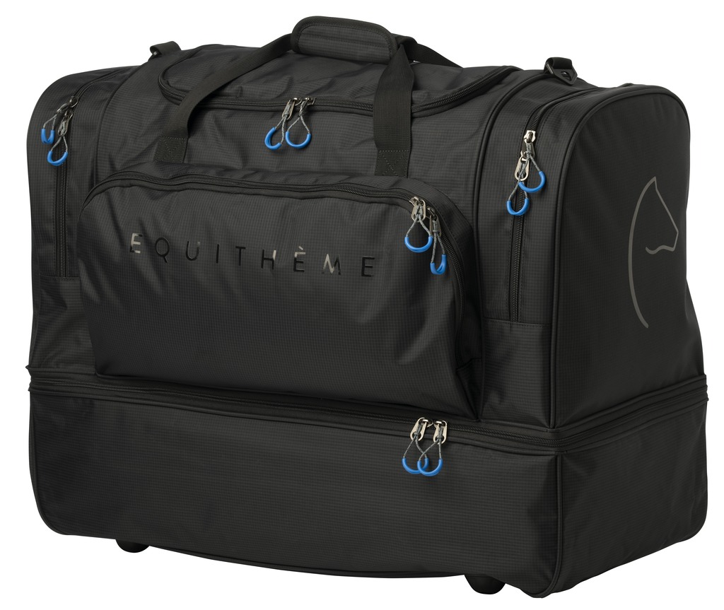 EQUITHEME Sport Travel Bag, Large Model Black