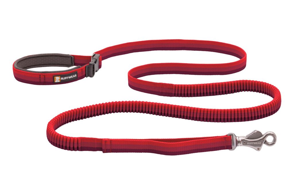 Ruffwear Roamer Bungee 2021 Adjustable Leash Red Sumac PETSTER