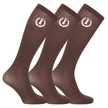 Imperial Riding Kilpailusukat multipack Olania Brown