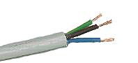 Vit. mjuk RKK kabel 3x1.5
