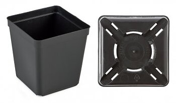 Plastkruka 11x11x12cm - 0,7L