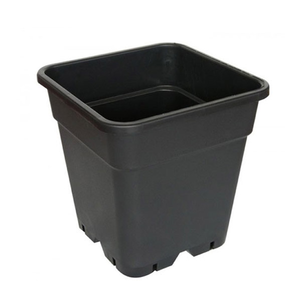Plastkruka fyrkantig 33x33x35cm 25L
