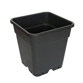 Plastkruka fyrkantig 28.5x28.5x28.5 cm 14L