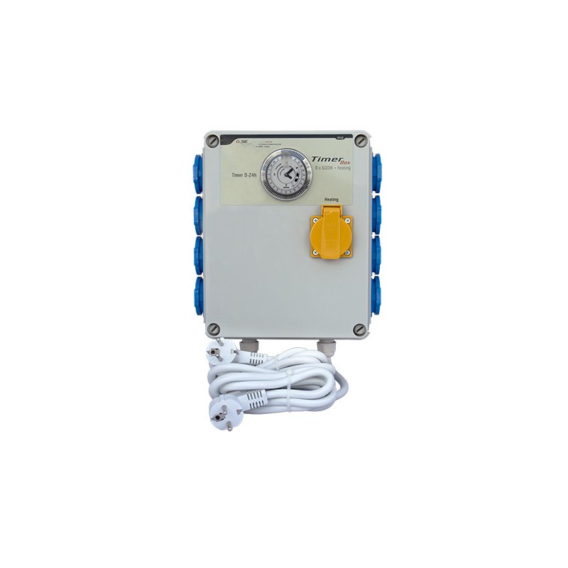 GSE - TIMER BOX II - 8X600 + VÄRME UTGÅNG