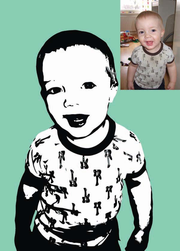 Warhol -omgjord för hand - 2