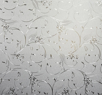 Fönsterfilm /Insynsskydd -Flowers -Metervara -bredd 90 cm