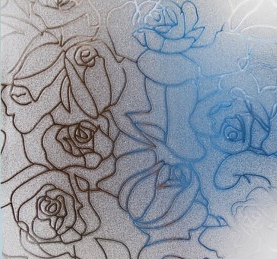 Fönsterfilm /Insynsskydd -Roses