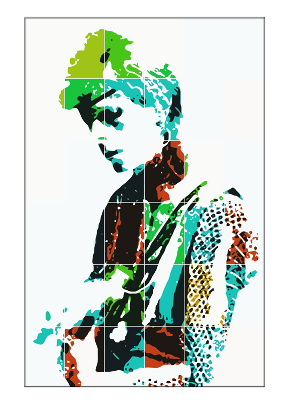 Bowie PopArt tavlor