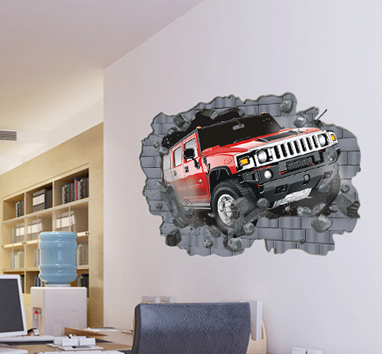 Väggdekor -Hummer med 3D-effekt, 100 x 70 cm