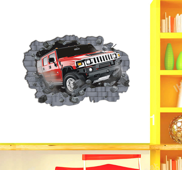 Väggdekor -Hummer med 3D-effekt, 100 x 70 cm - 2