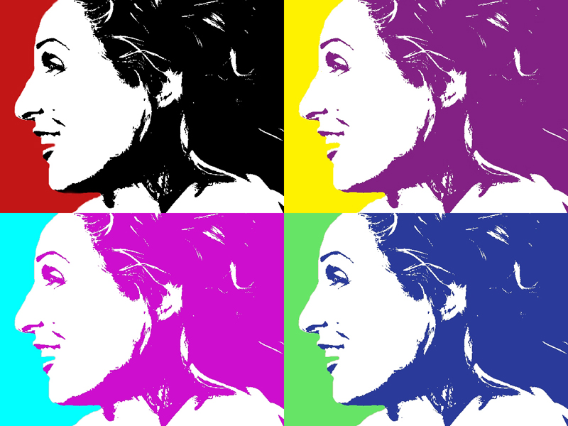 4 - Warhol -omgjord för hand - 2
