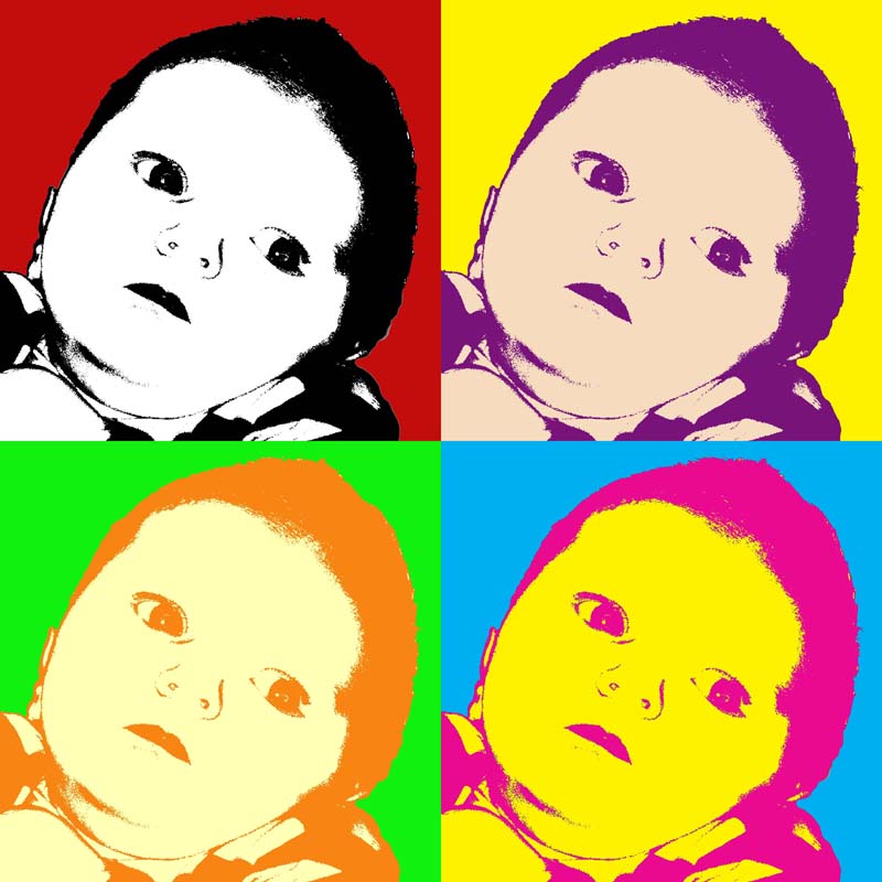 4 - Warhol -omgjord för hand - 4
